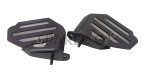 Royal Enfield GT and Interceptor 650cc Wide Pillion Footrest Pair Accessories Black - SPAREZO